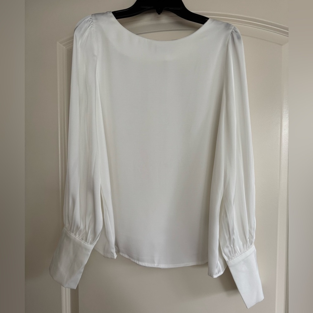White Elegant Women's Blouse